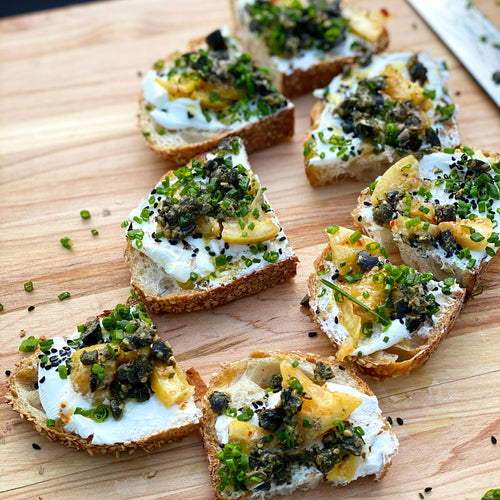 Labne & Preserved Lemon Tartine