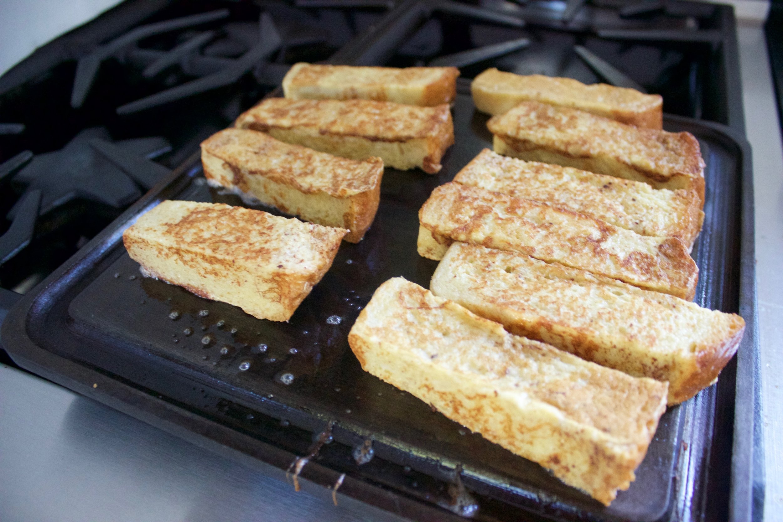 Image of Grab a stick of butter and melt on top of...