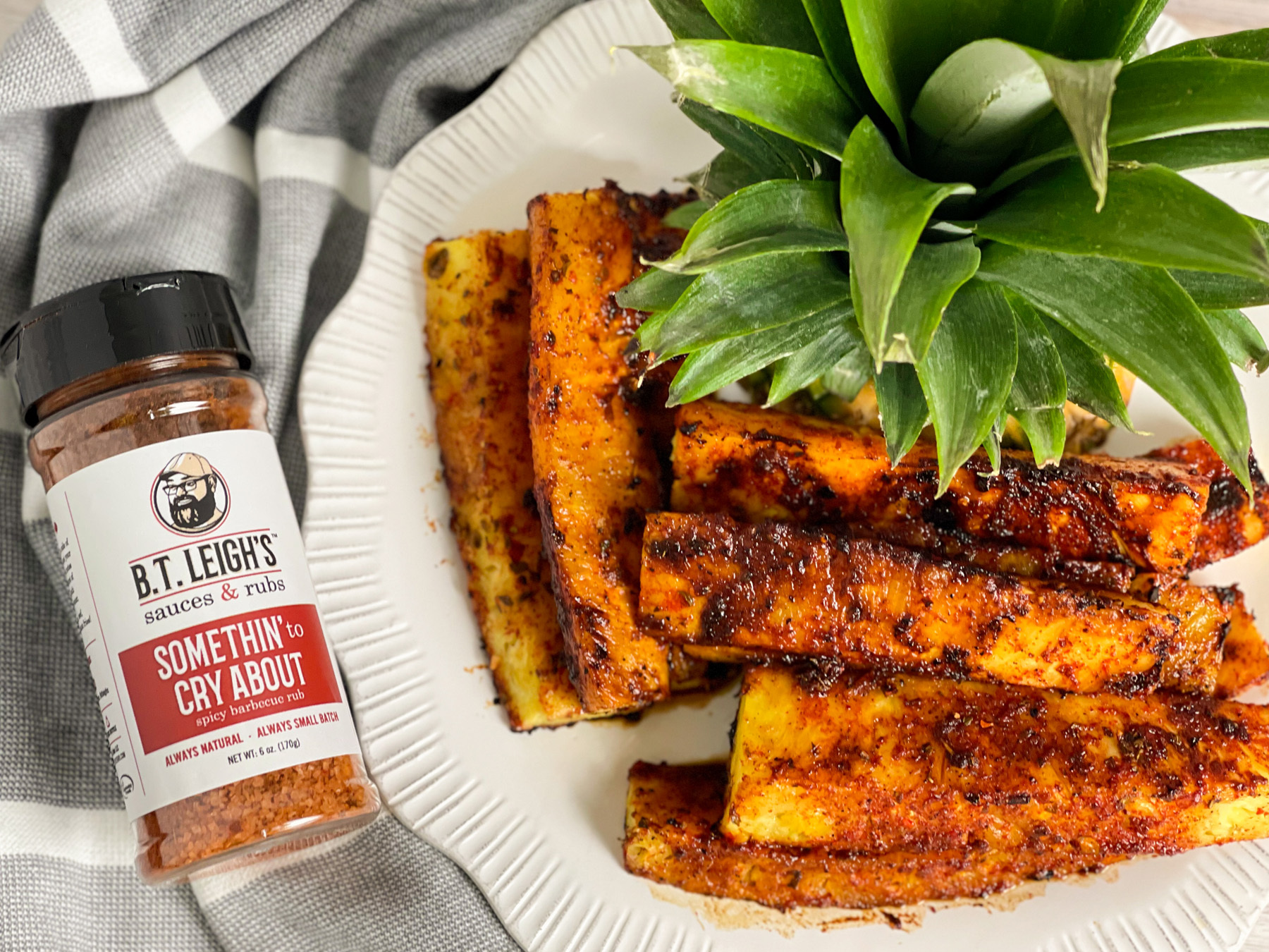 Spicy Grilled Pineapple