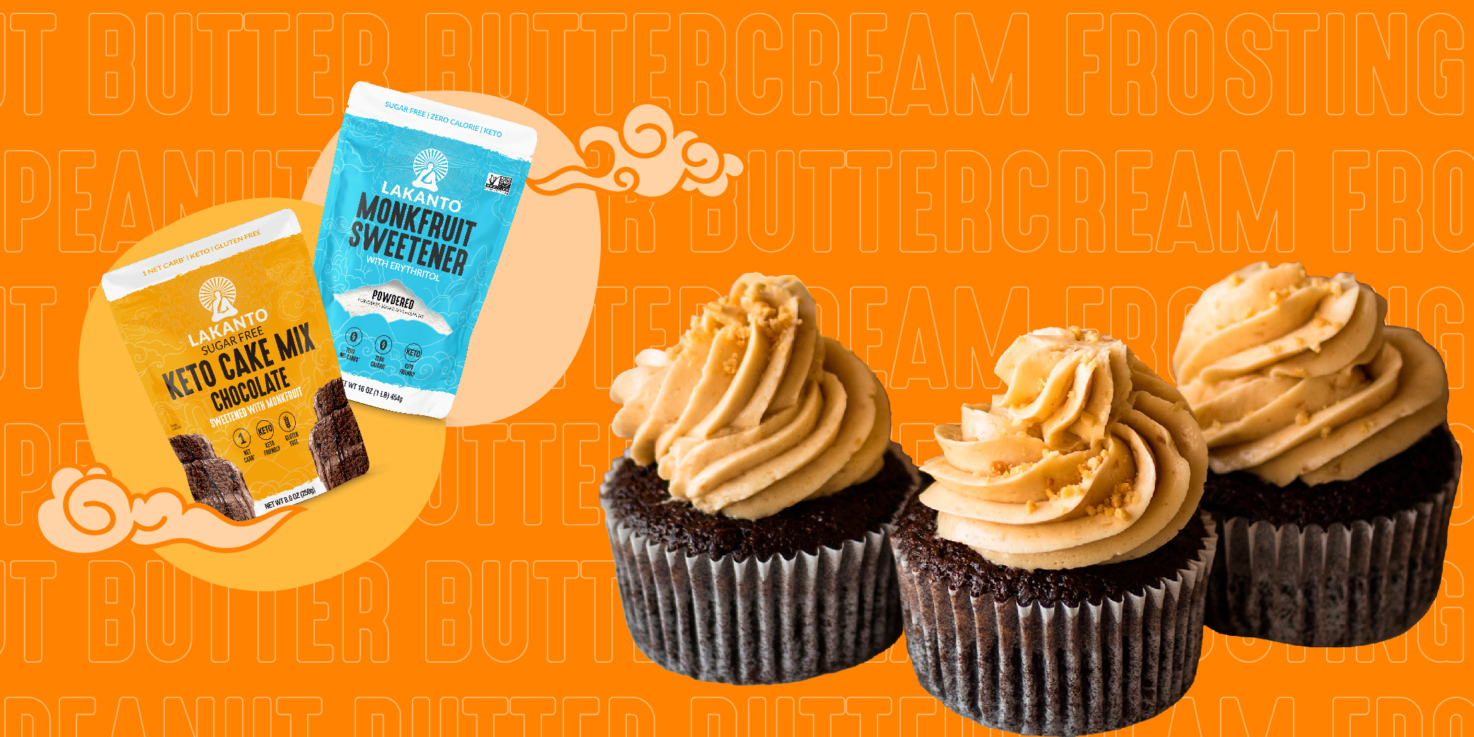 Gluten-Free Chocolate Cupcakes with Sugar-Free Peanut Butter Buttercream Frosting