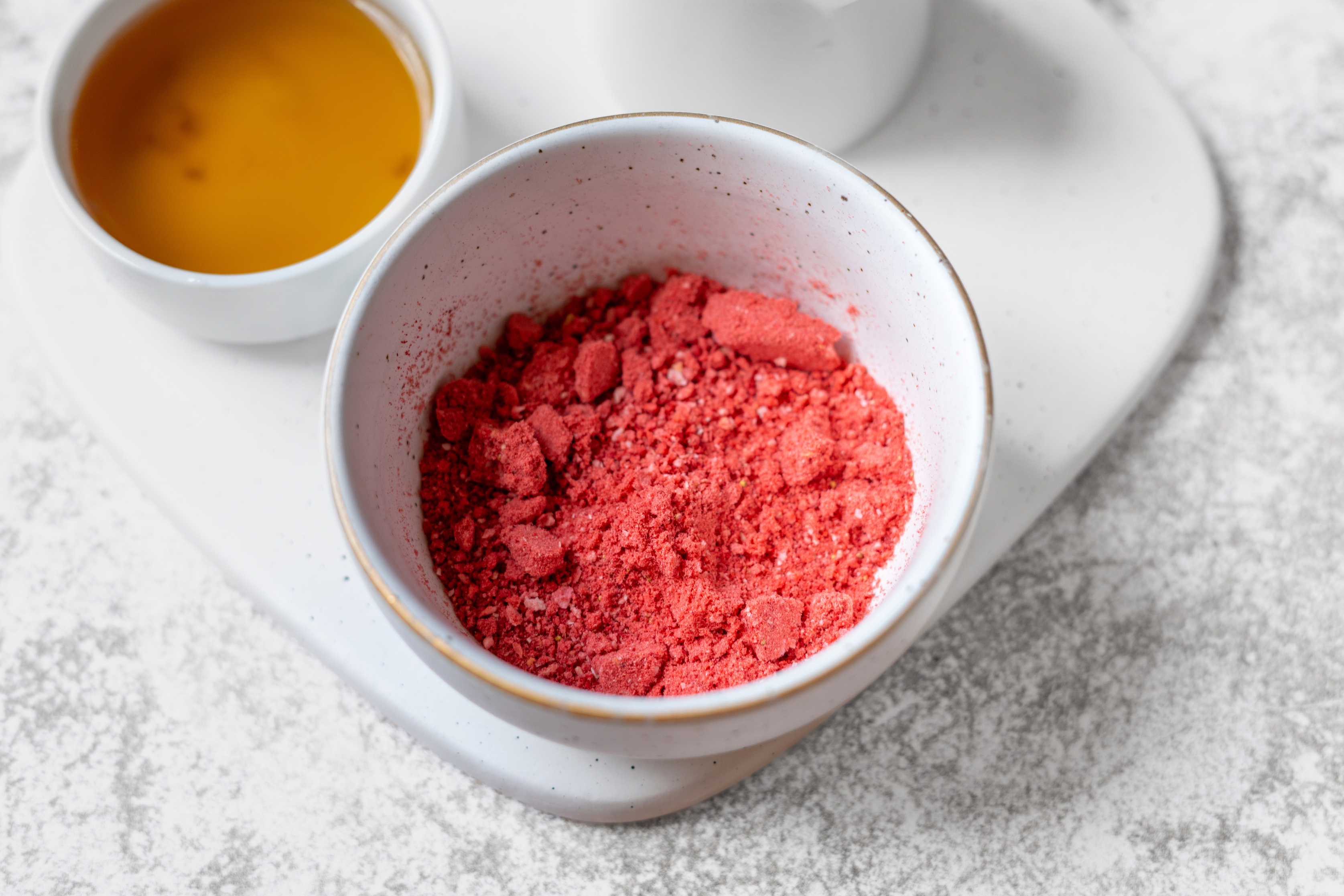 Image of In a high-speed blender or food processor, pulse the strawberries...