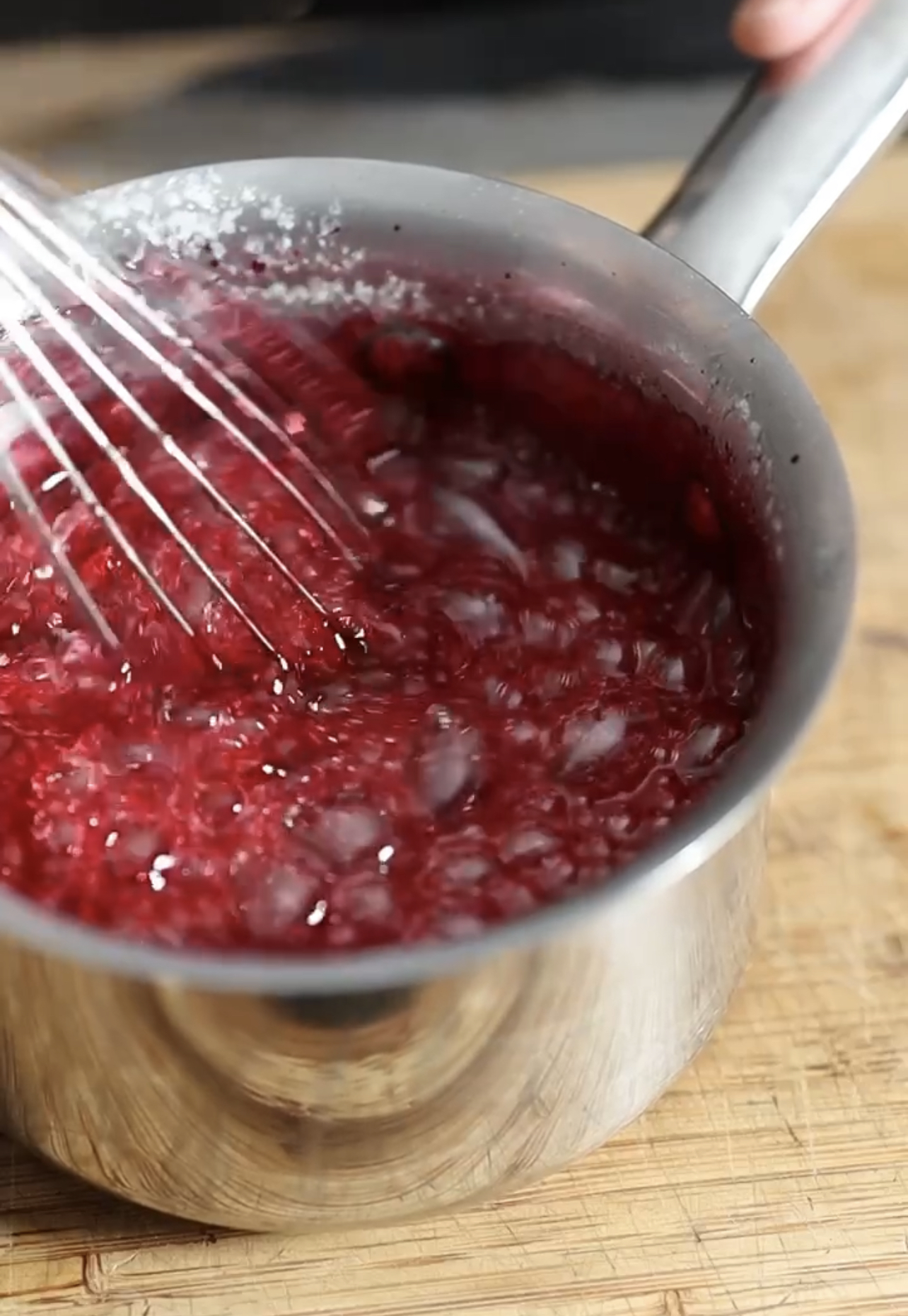 Image of Add your red food colouring 