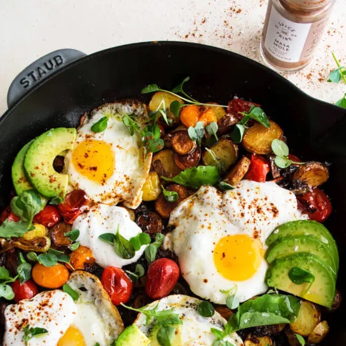 Photo of Mexican Potato Hash with Fried Eggs