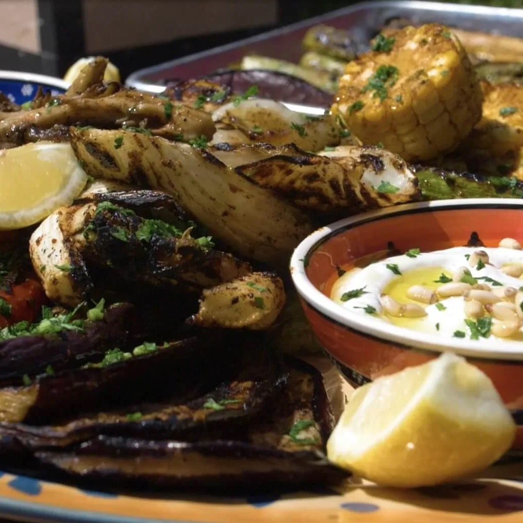 Photo of Mediterranean Style Grilled Veggie Platter