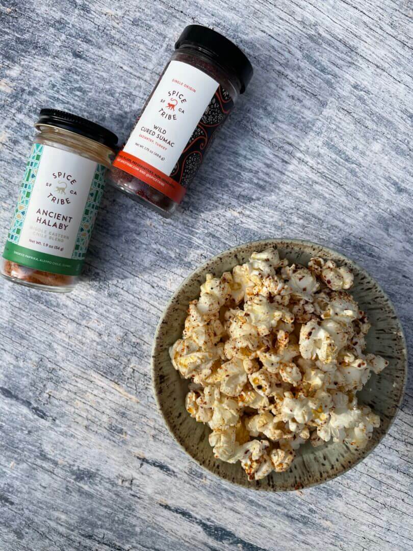 Photo of Aleppo Chile and Sumac Spiced Popcorn