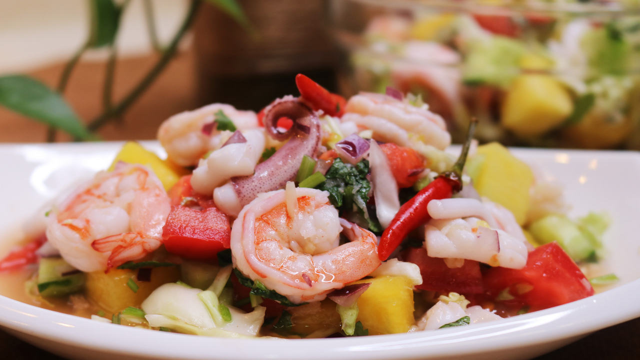 Spicy Seafood Salad