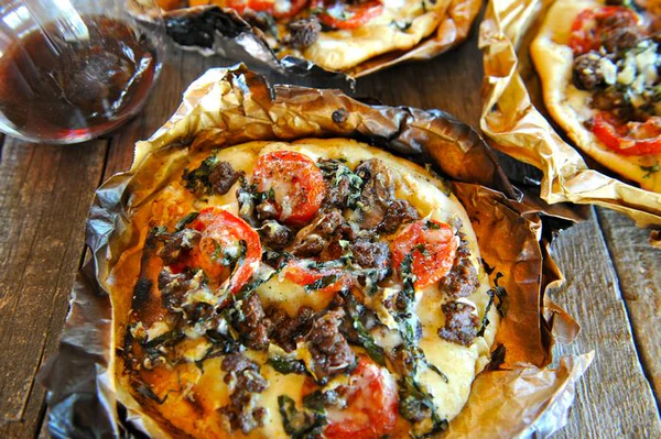 Buffalo Italian Sausage Piadina