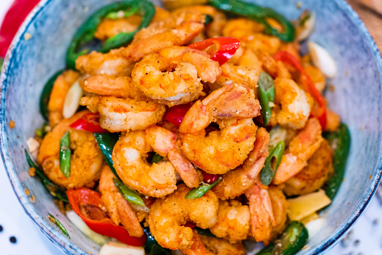 Crispy Salt and Pepper Shrimp Recipe (椒盐大虾)