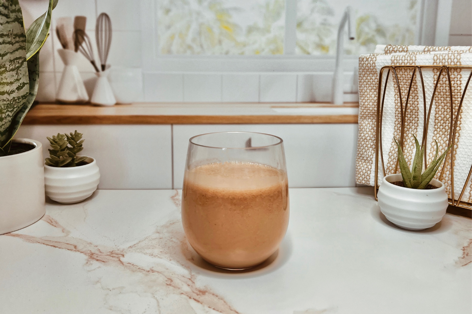 Iced Hot Cocoa Protein Shake