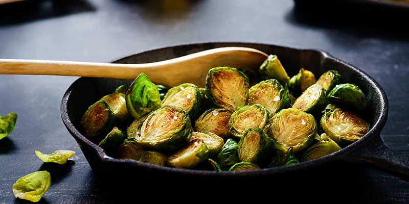Sprouts with Honey Smoked Bacon