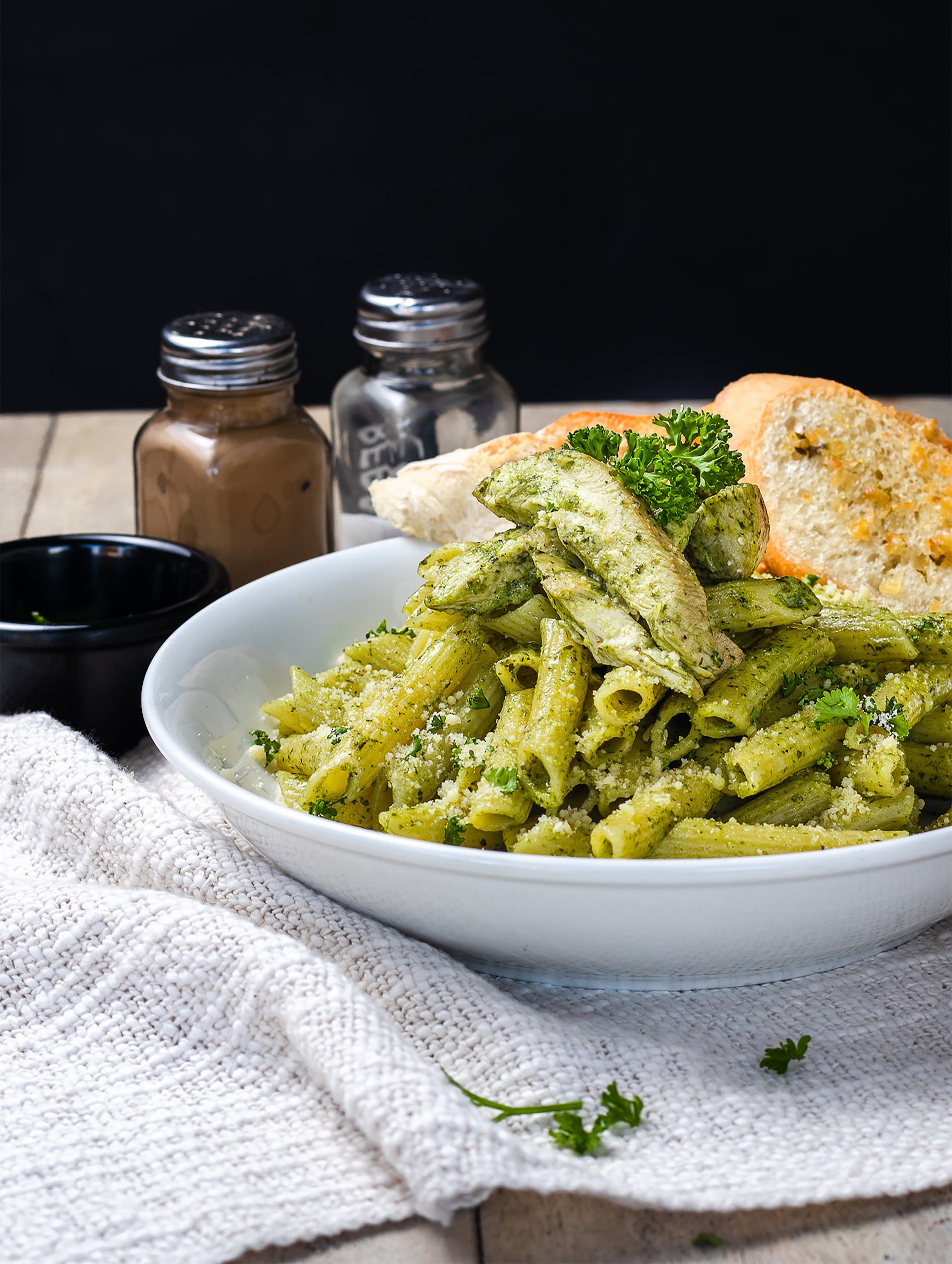 Pasta with pesto