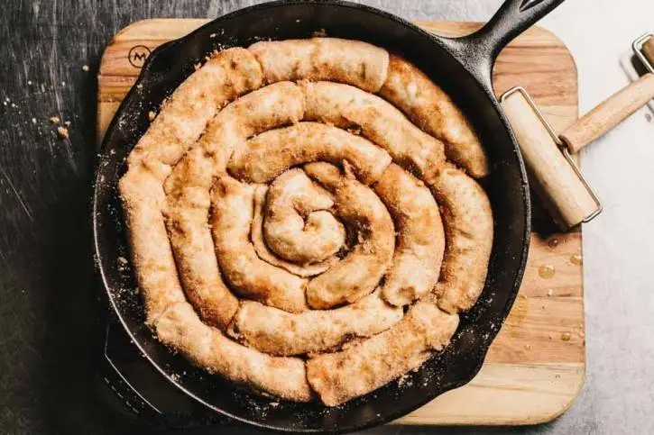 Image of A cinnamon roll make of cinnamon rolls. Dude.