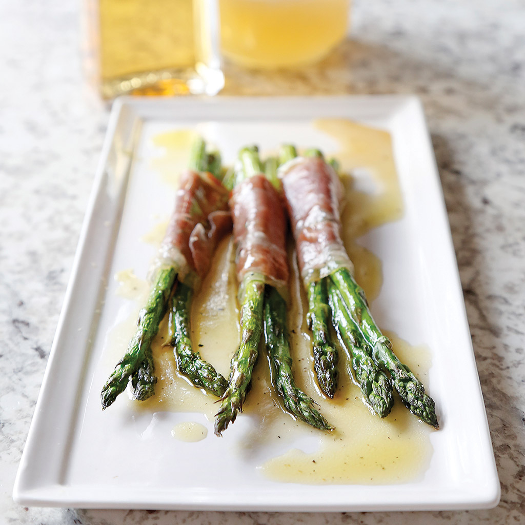 Pancetta-Wrapped Asparagus With Citrus Vinaigrette