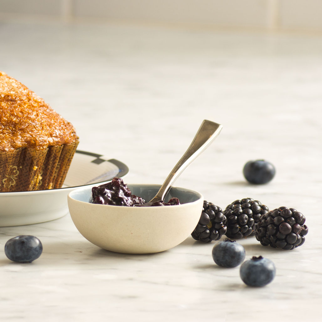 Black and Blue Jam Recipe with Honey | Bee Inspired Goods