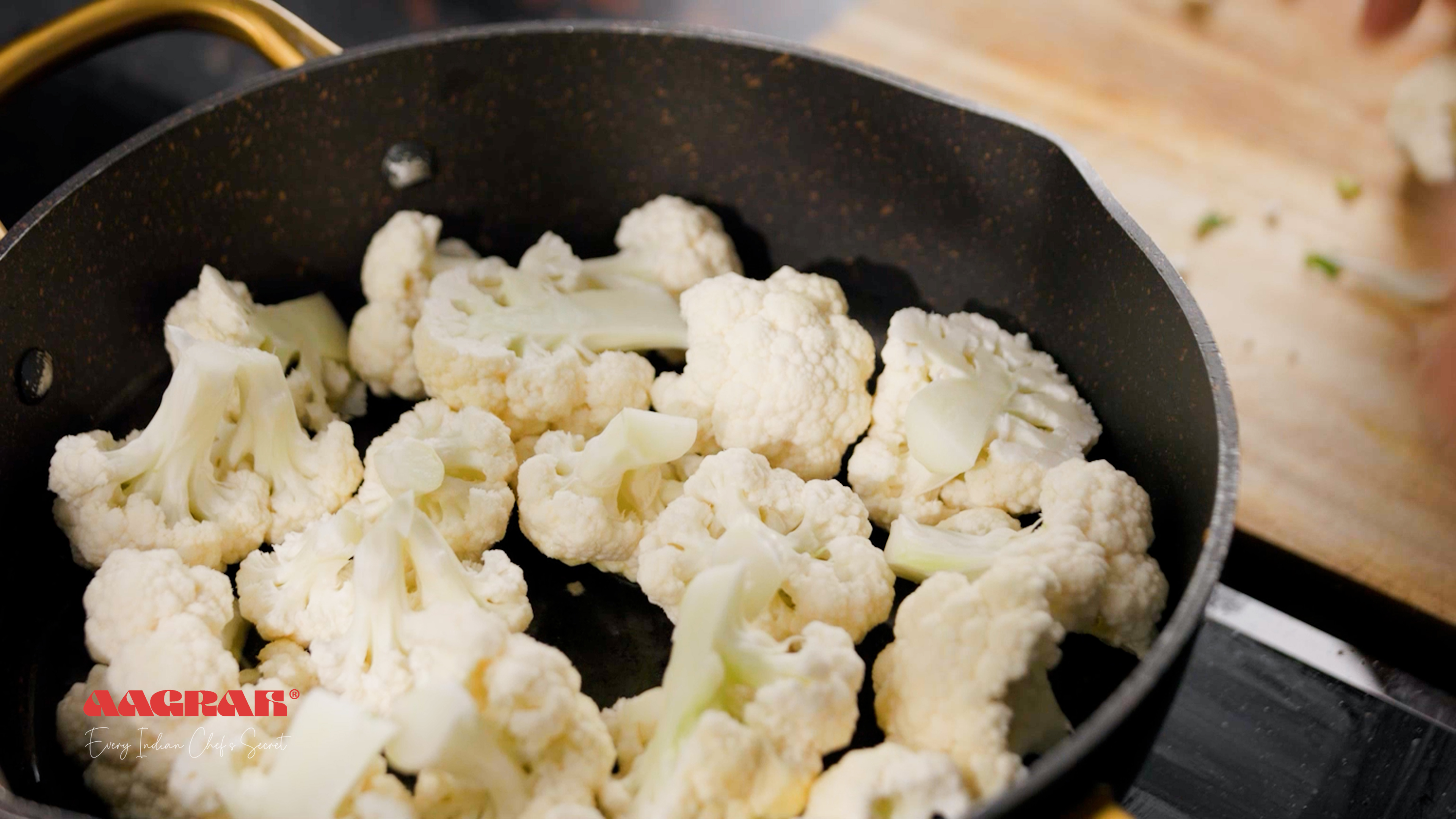 Image of Add the cauliflower and allow to cook for approx. 5-7...