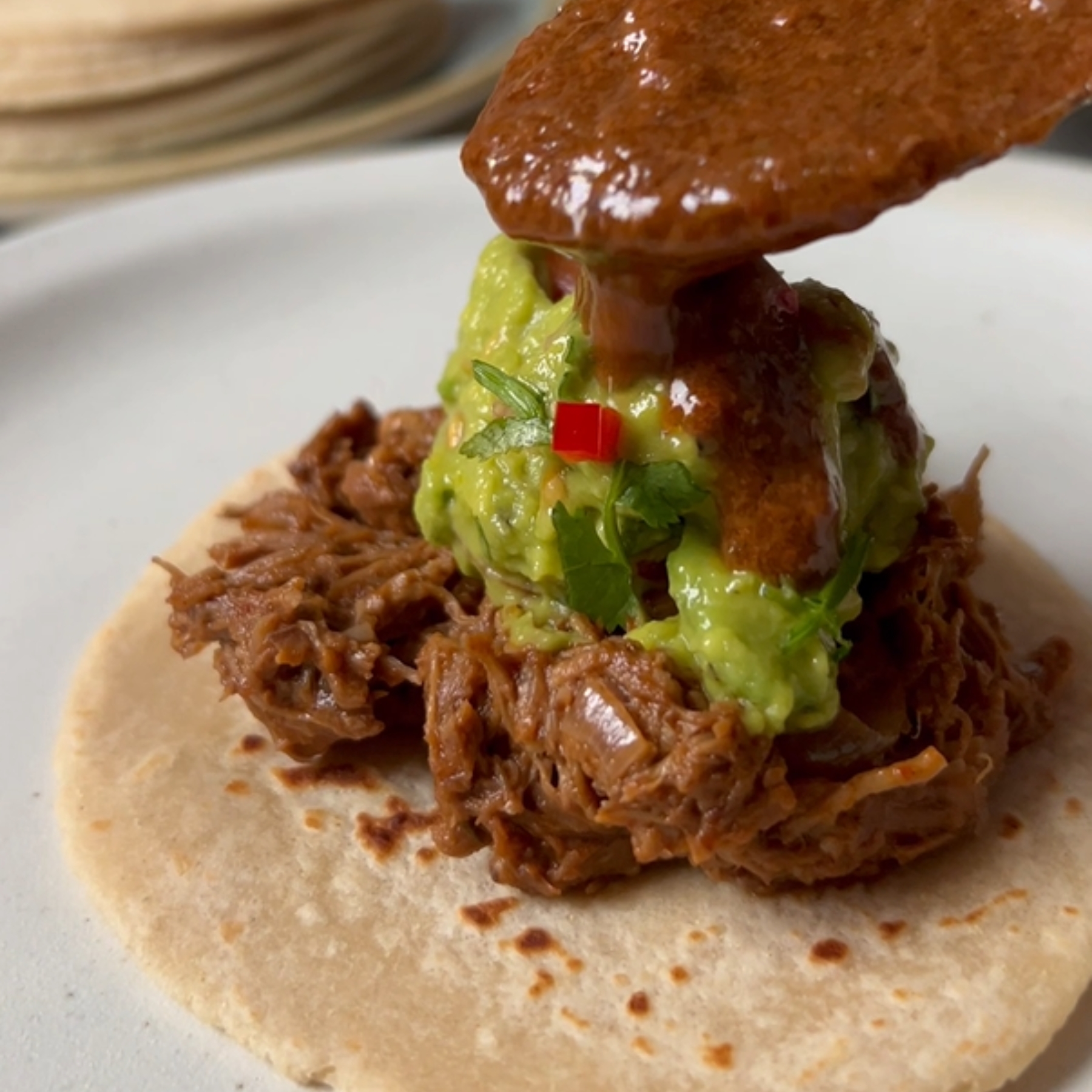 Five-Hour-Slow-Cooked Lamb Tacos
