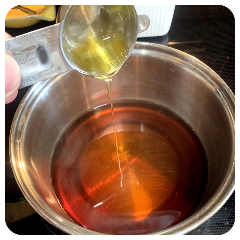 Image of Remove the tea bags and add 2 more tablespoons of...