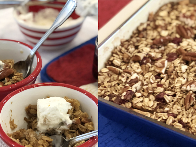 LoveJoy Granola Baked Oatmeal with Apples