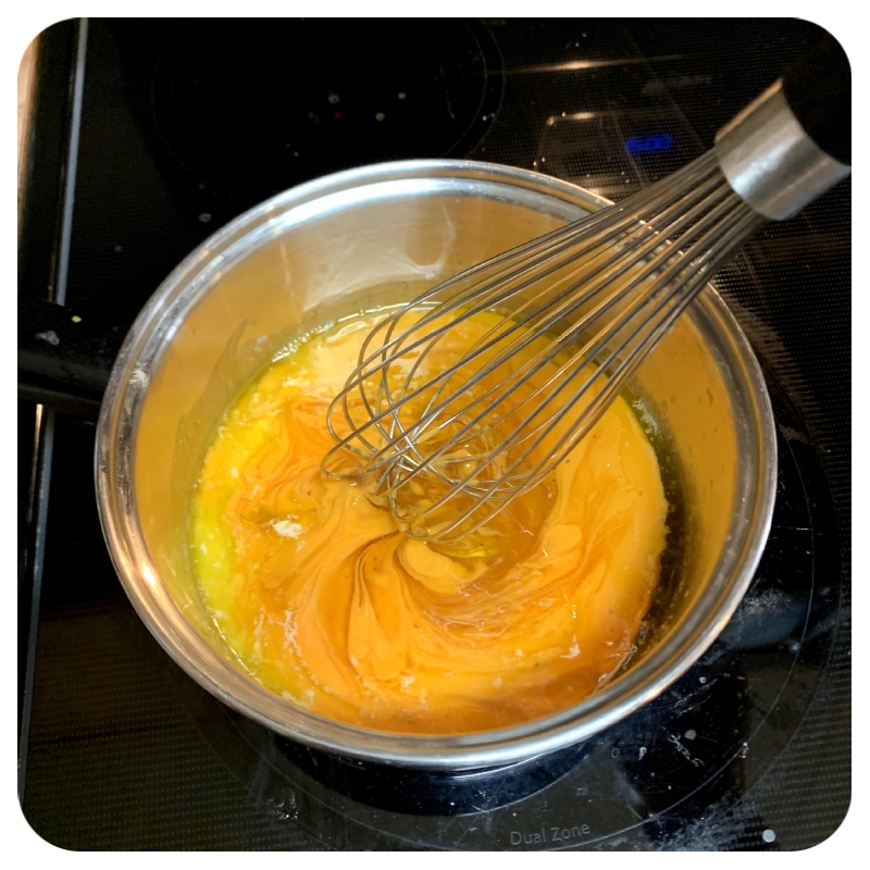 Image of Continue to cook the mixture, stirring occasionally, until it thickens...
