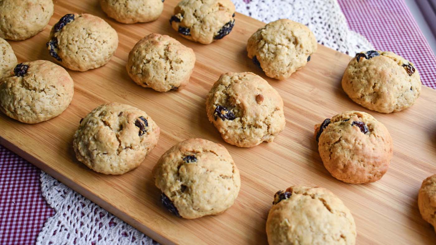 Image of Bake at 350° on a greased cookie sheet cookies are...