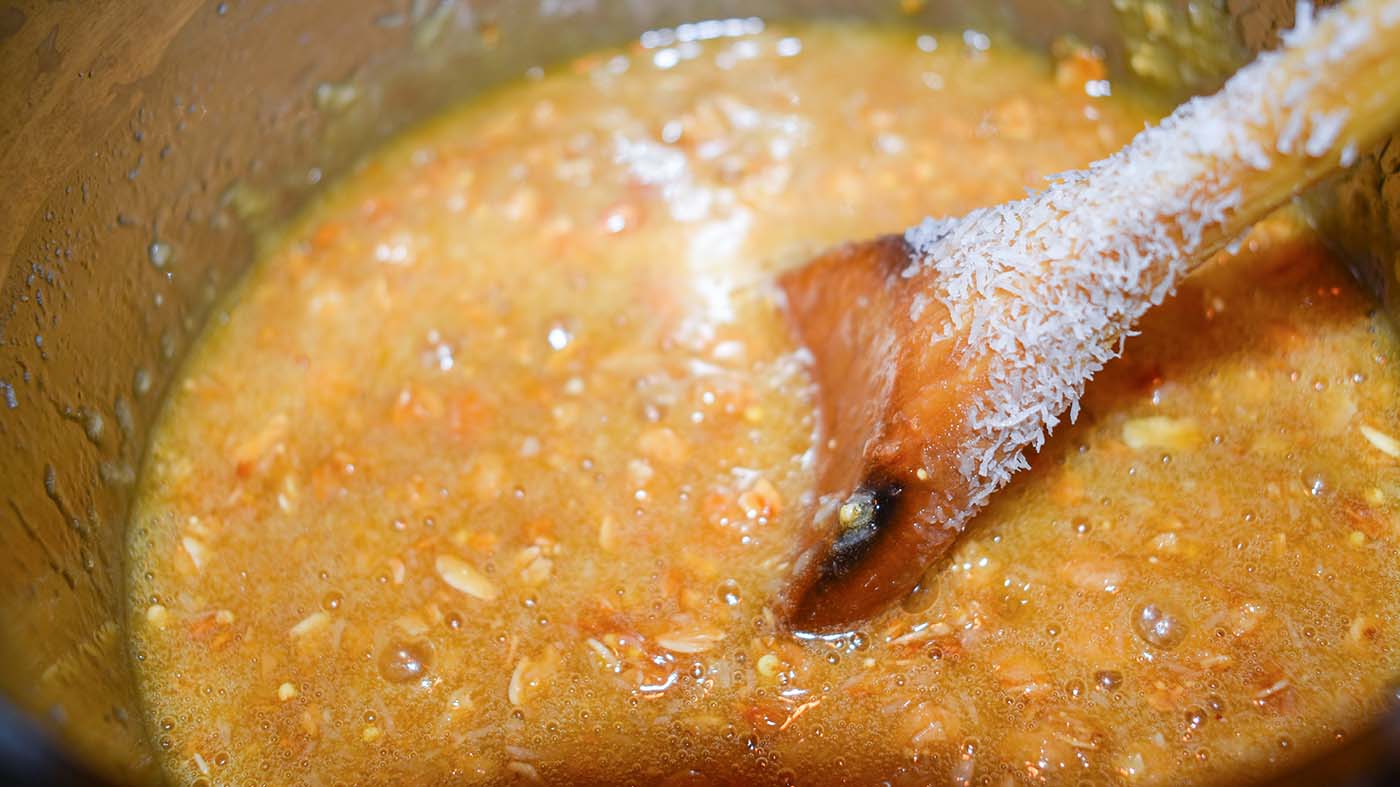 Image of Whisk in eggs until well combined.