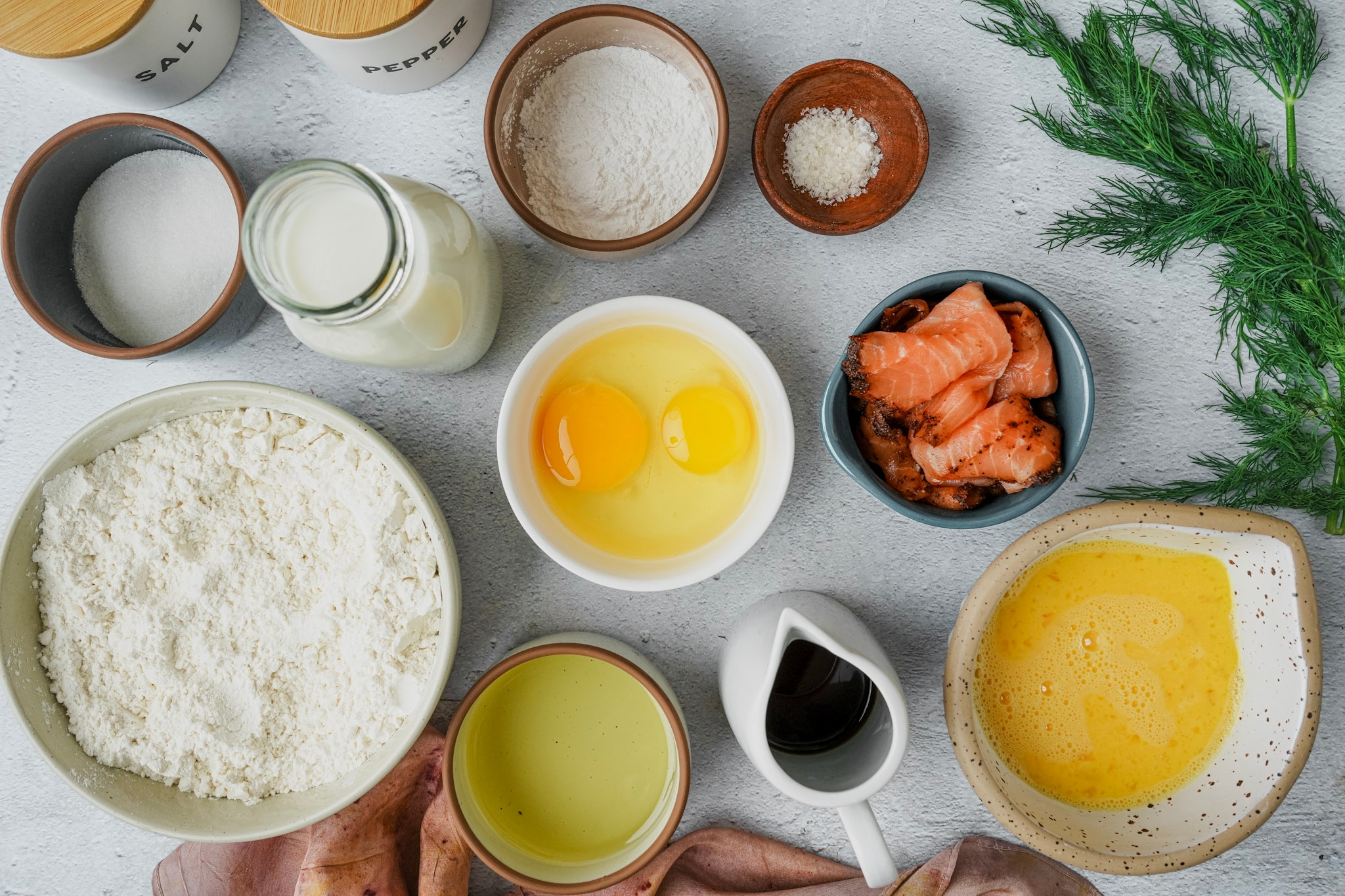 Image of In a large bowl, whisk together the flour, sugar, baking...