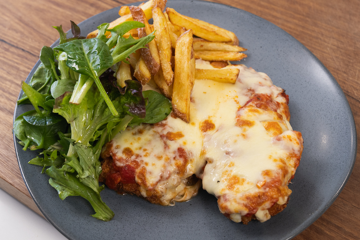 Chicken parmi