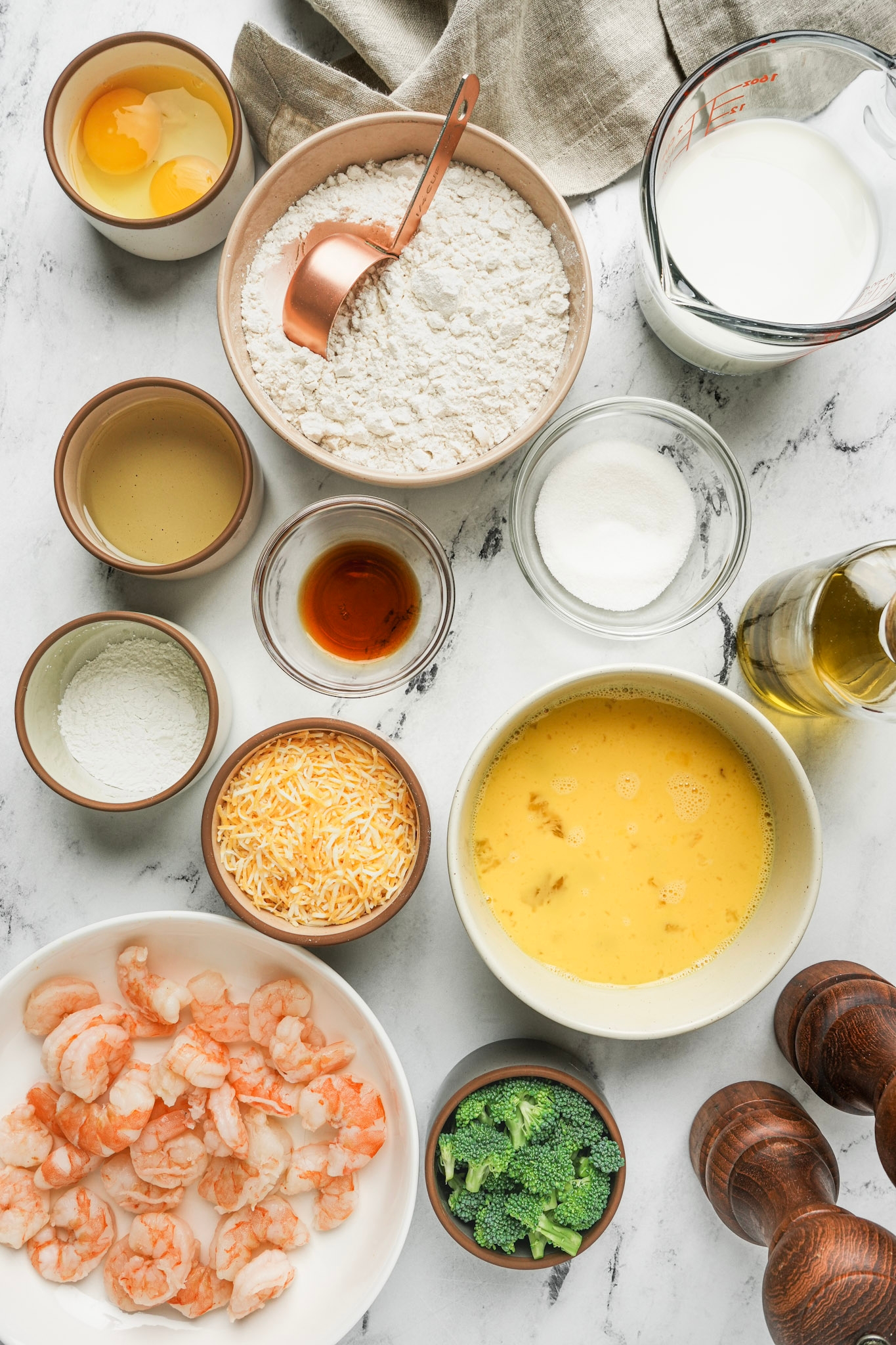 Image of In a large bowl, whisk together the flour, sugar, baking...