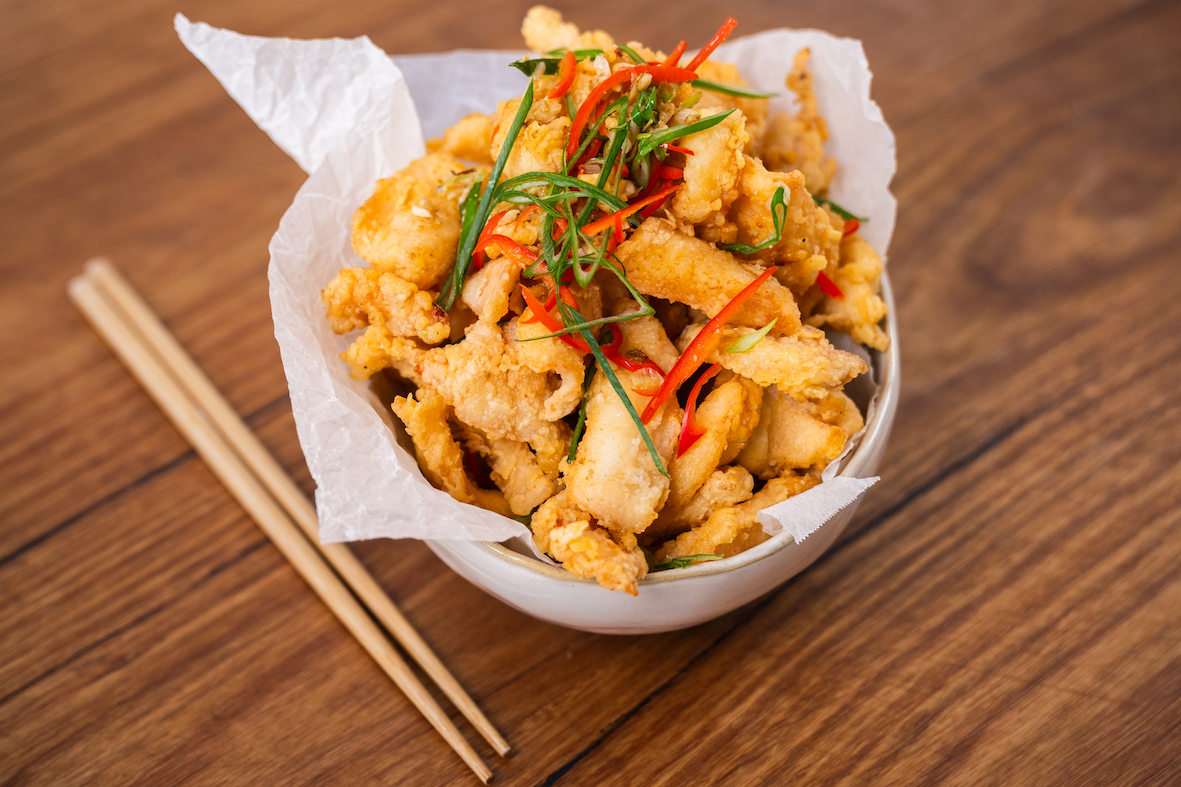 Salt and pepper squid