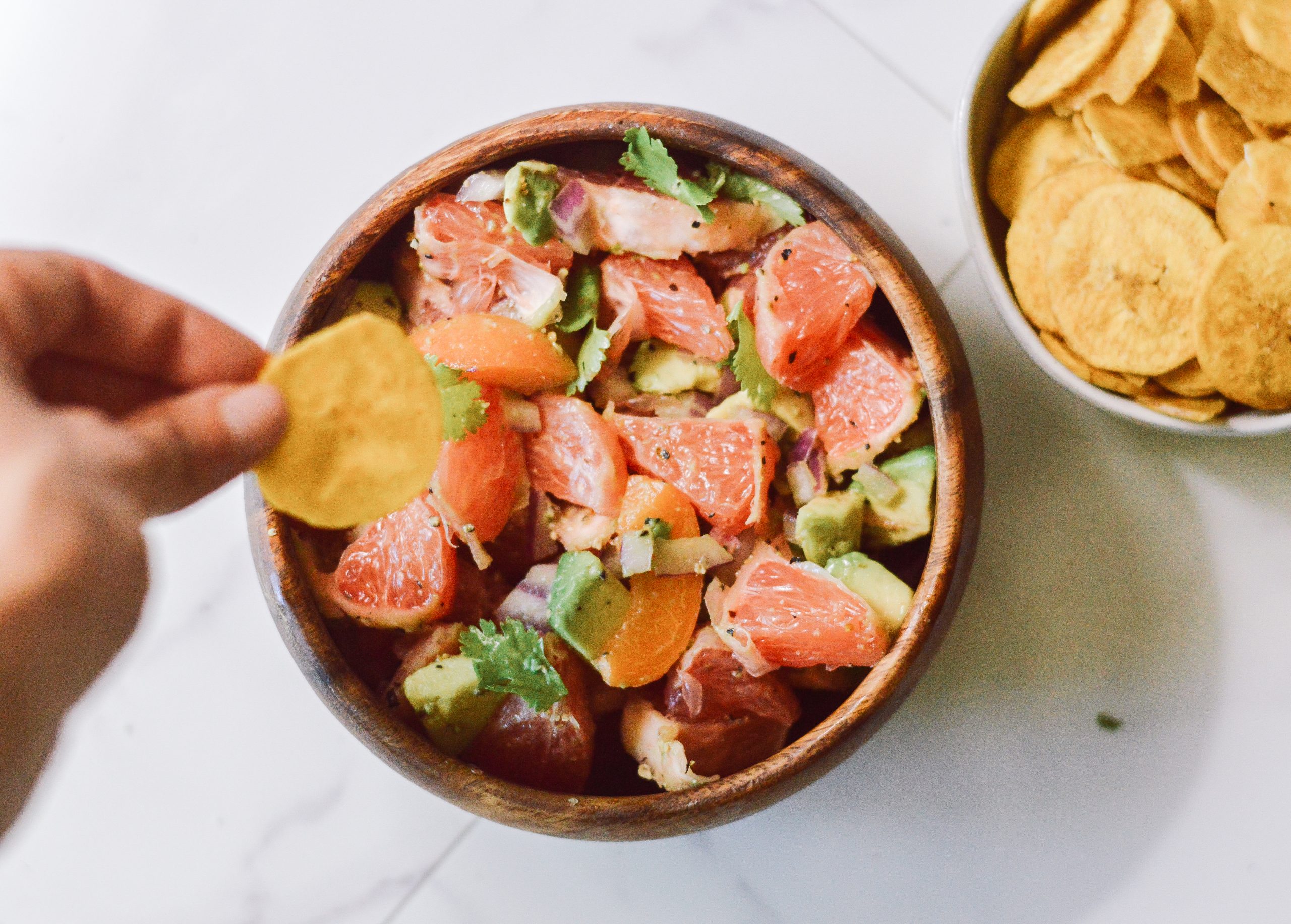 AVOCADO AND CITRUS CEVICHE