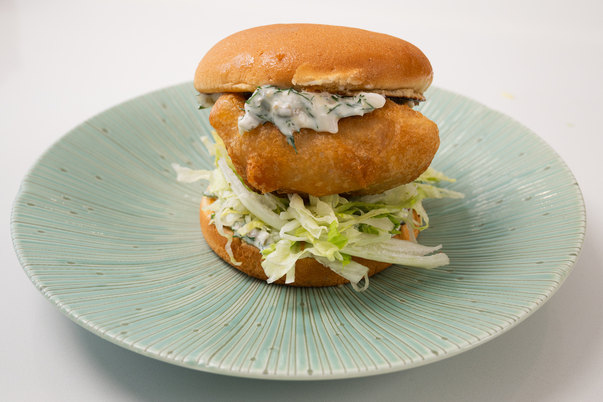 Fried fish sandwich