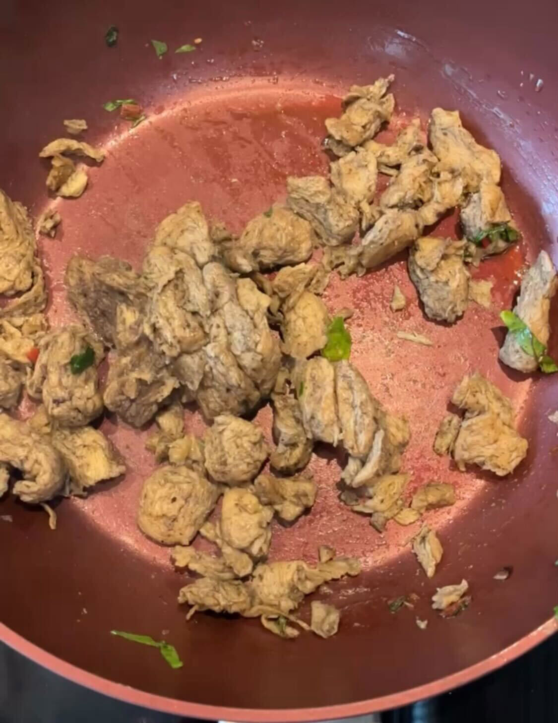 Image of  Add ginger beef and stir