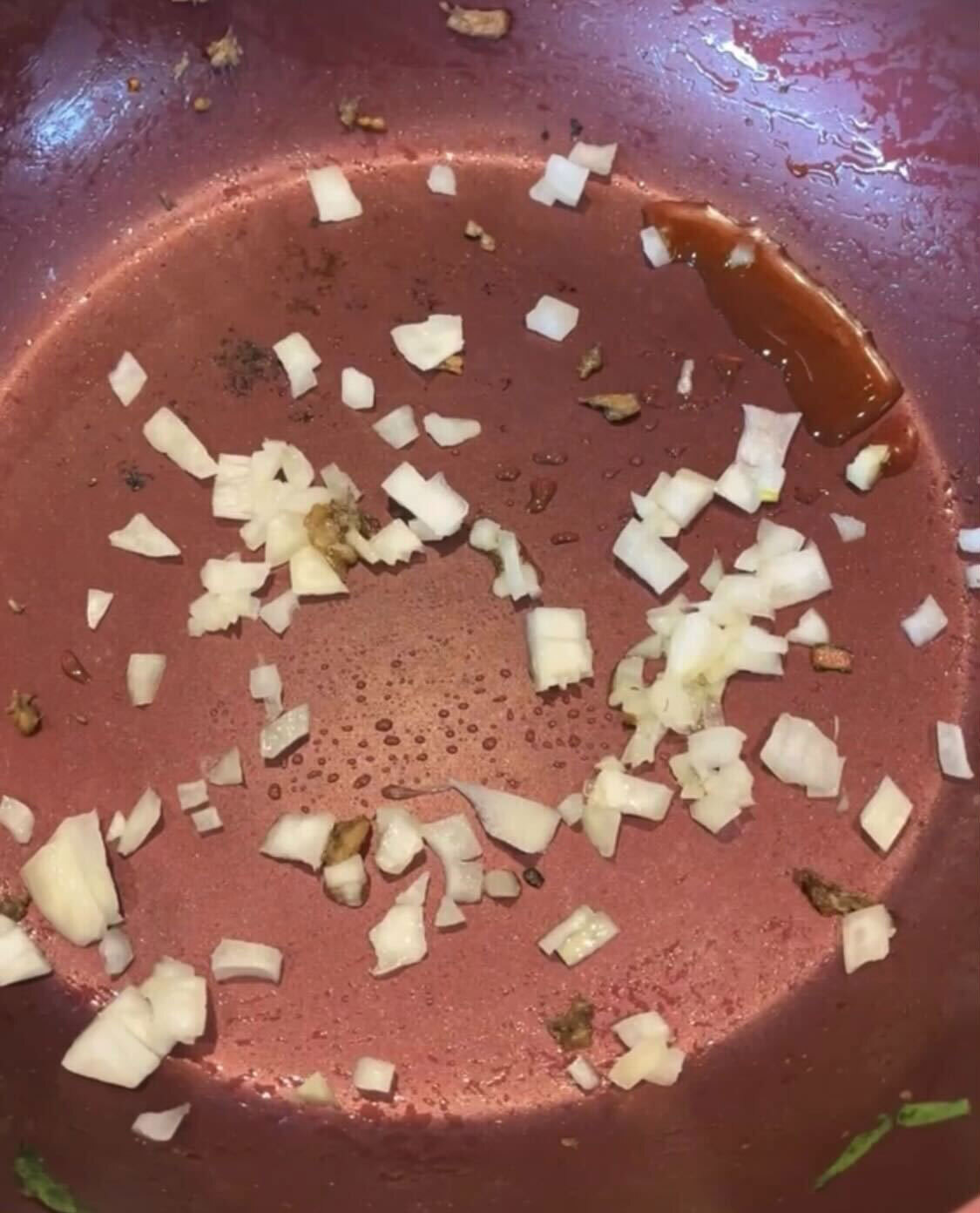 Image of Add onion, garlic, cook for another minute