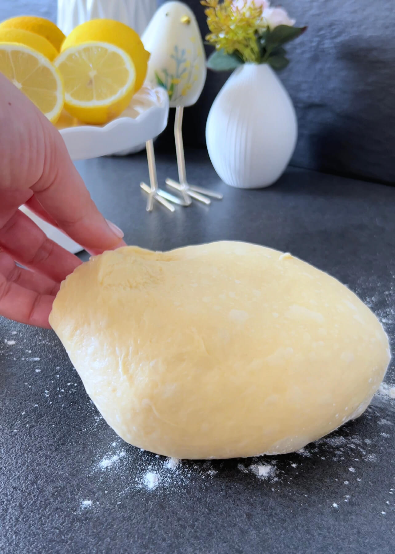 Image of In a large bowl, mix flour, sugar, softened butter, salt,...