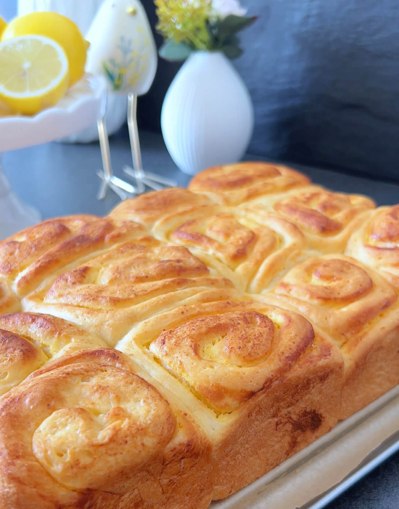 Image of Bake the Lemon Rolls in the preheated oven for about...