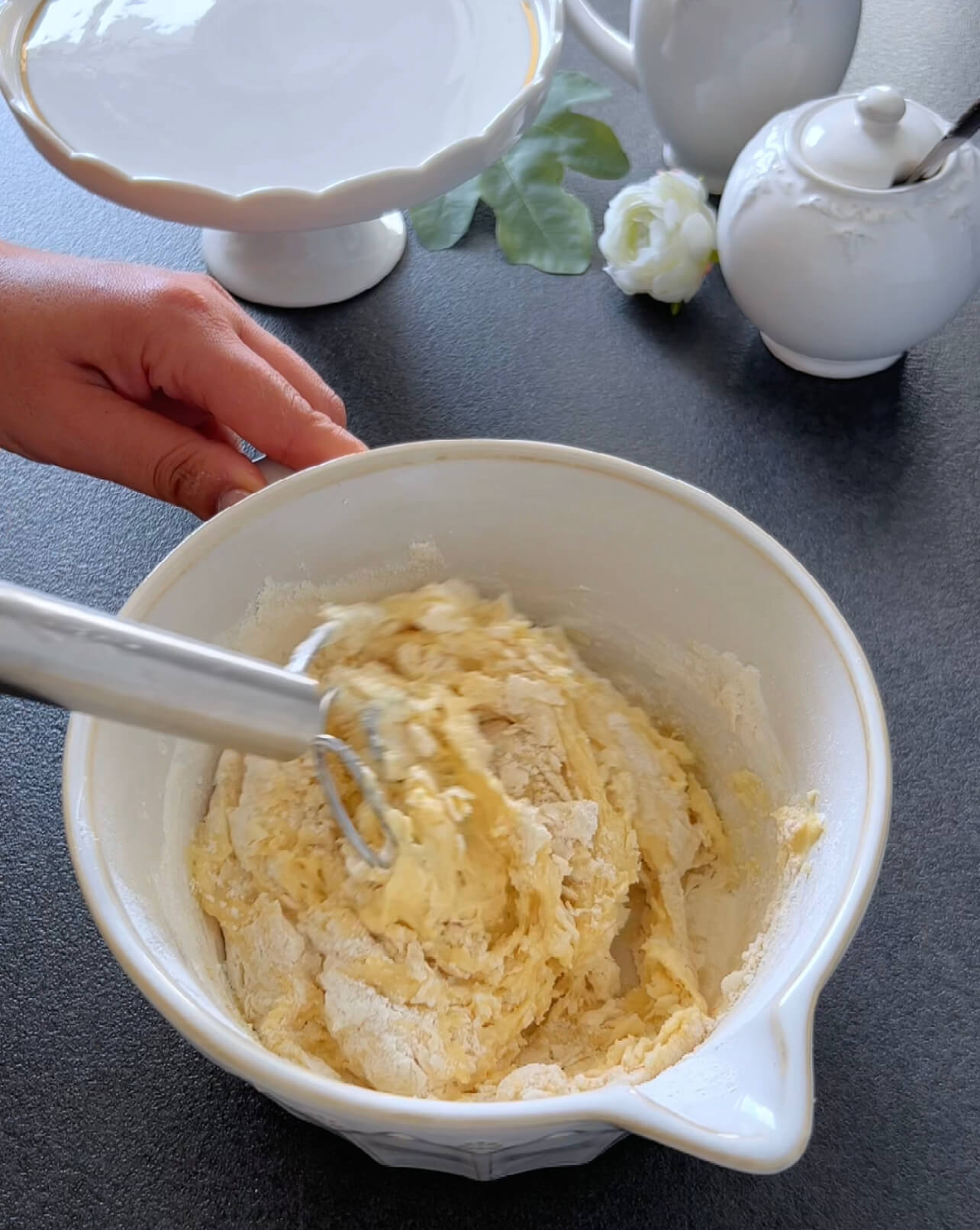 Image of Transfer the dough to a lightly floured surface and knead...