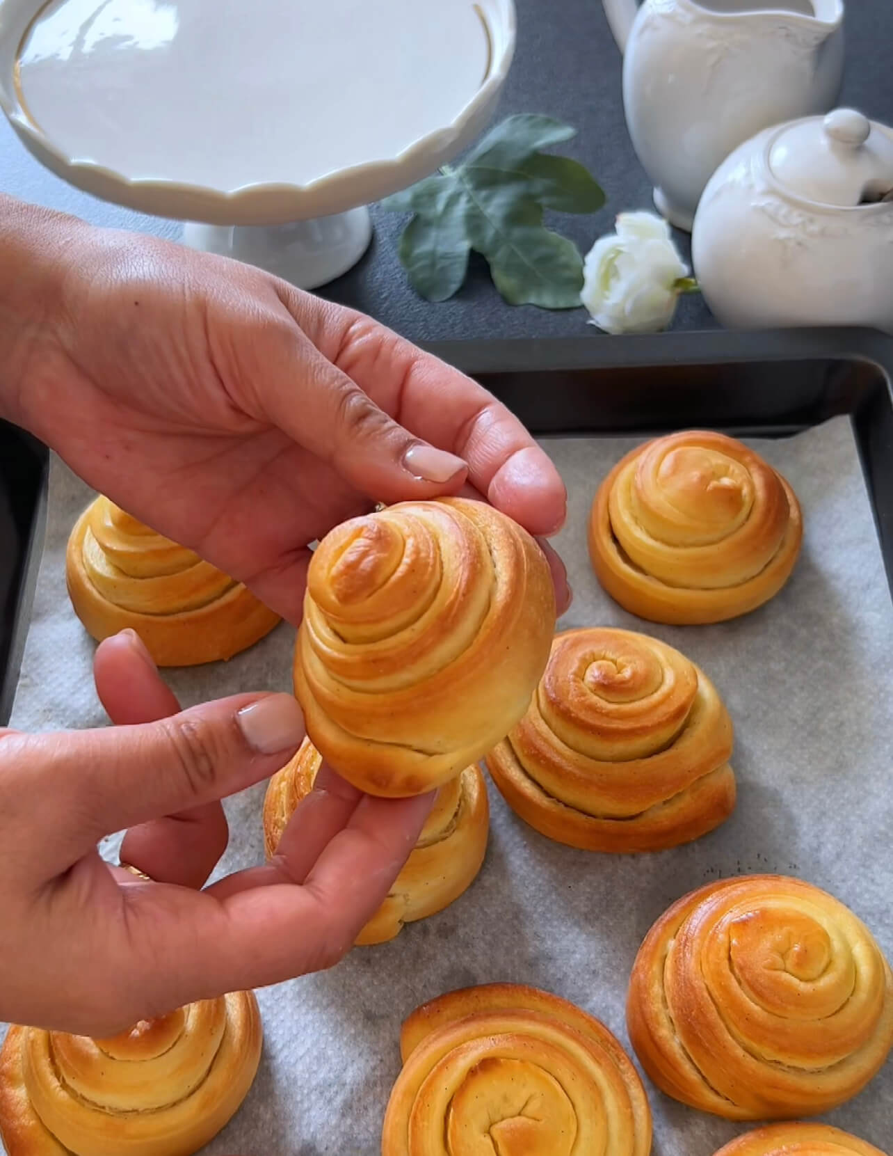 Image of Preheat the oven to 175°C. Bake the rolls for about...