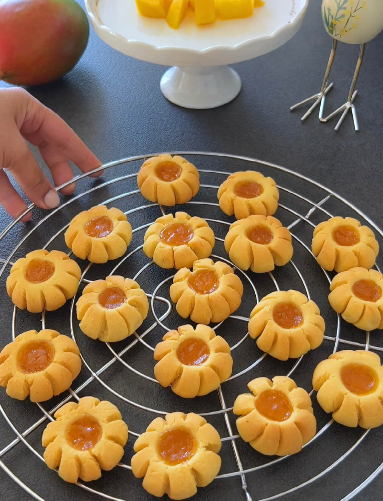 Image of Place the biscuits on a baking sheet and bake in...