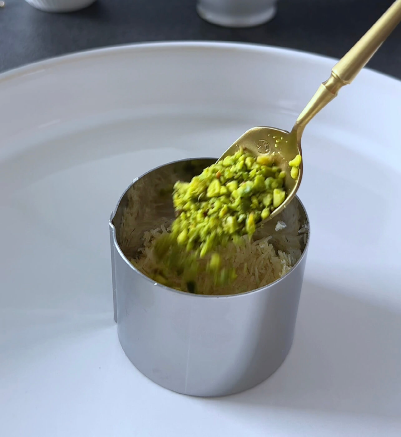 Image of Sprinkle a teaspoon of chopped pistachios (or other nuts) over...