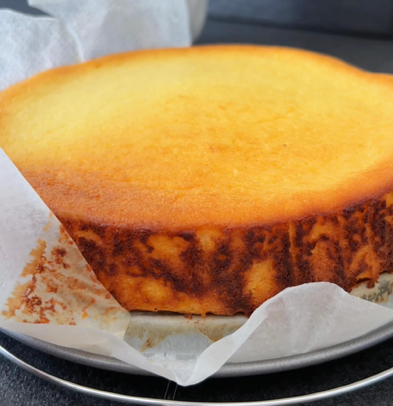 Image of Remove the cheesecake from the oven and let it cool...