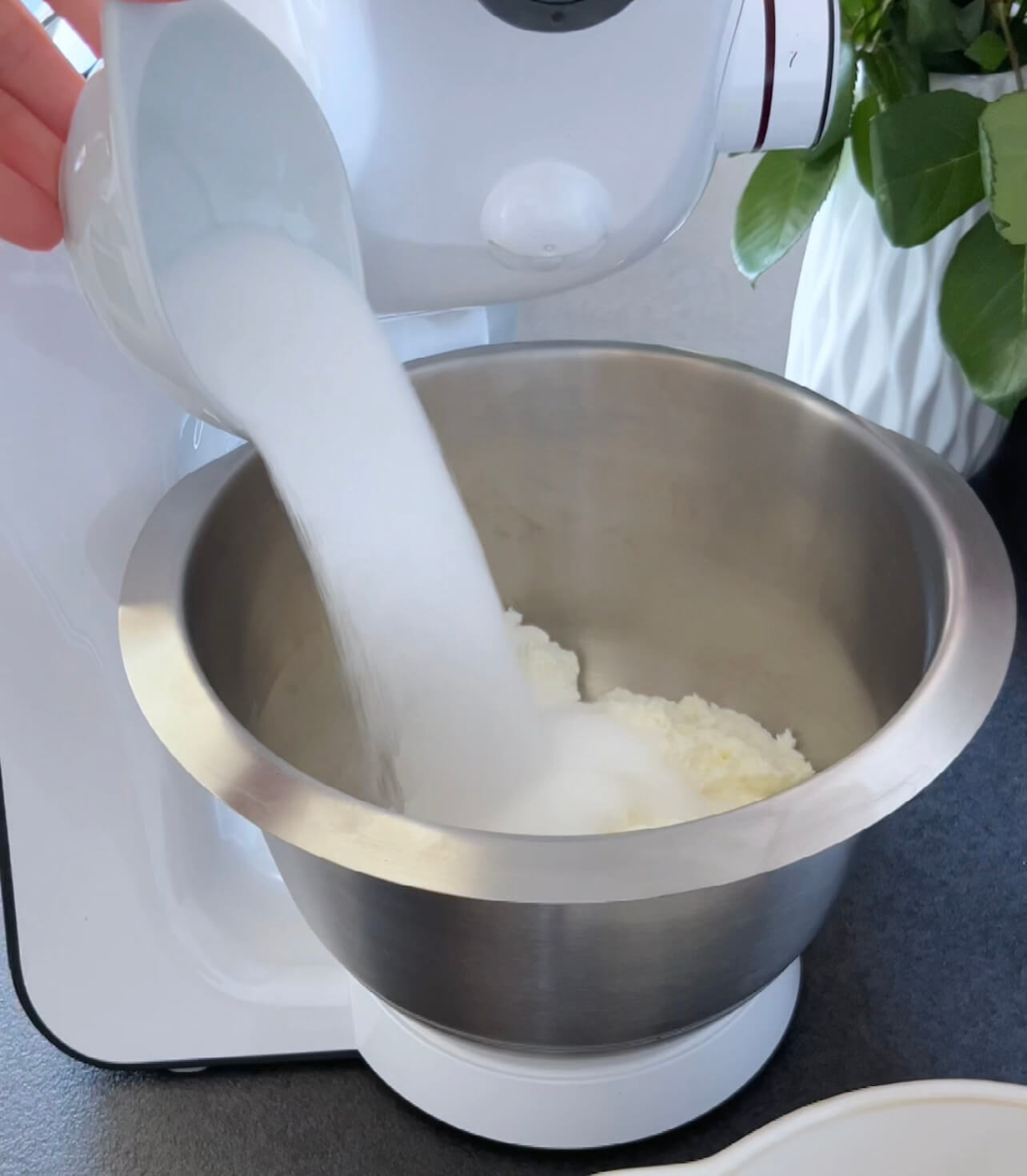 Image of In a mixing bowl, beat Quark (or Cream Cheese) with...