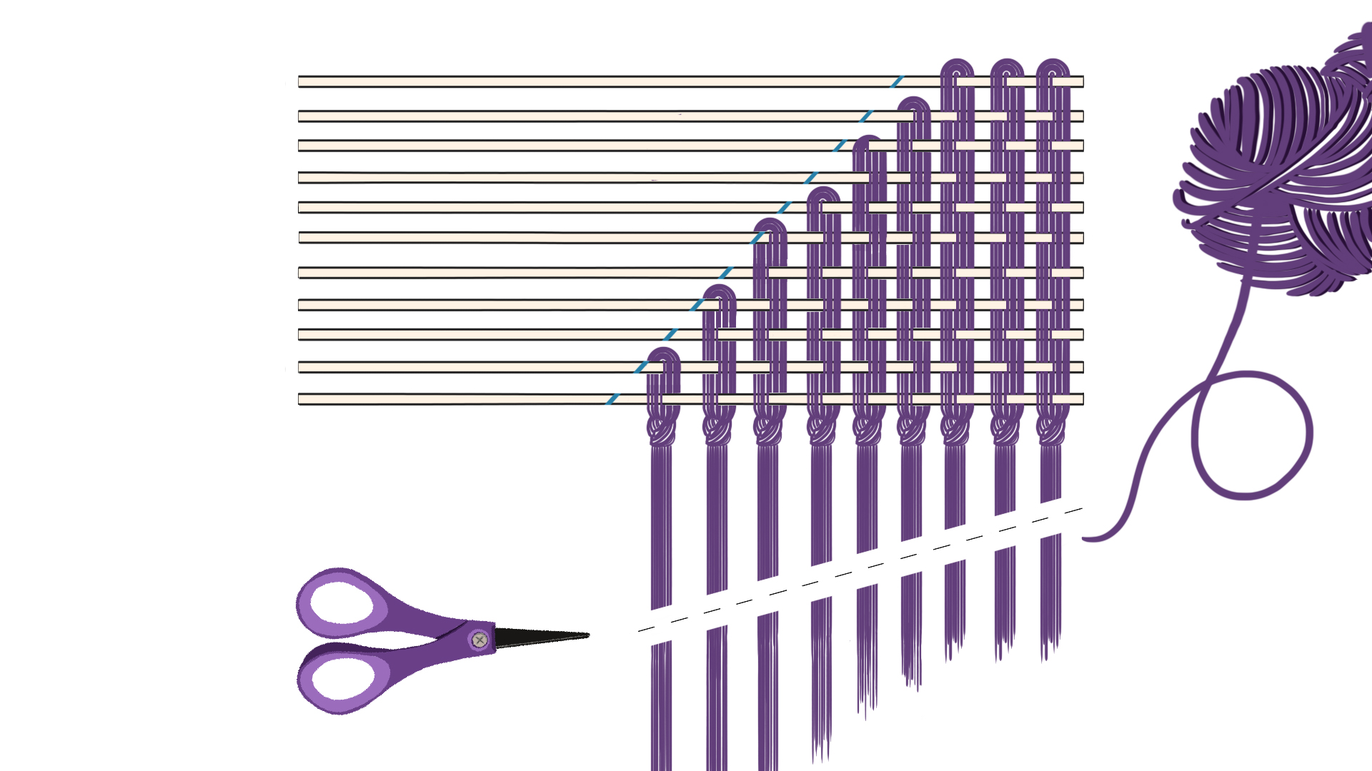 Image of If you're using scissors, you may want to draw cutting...