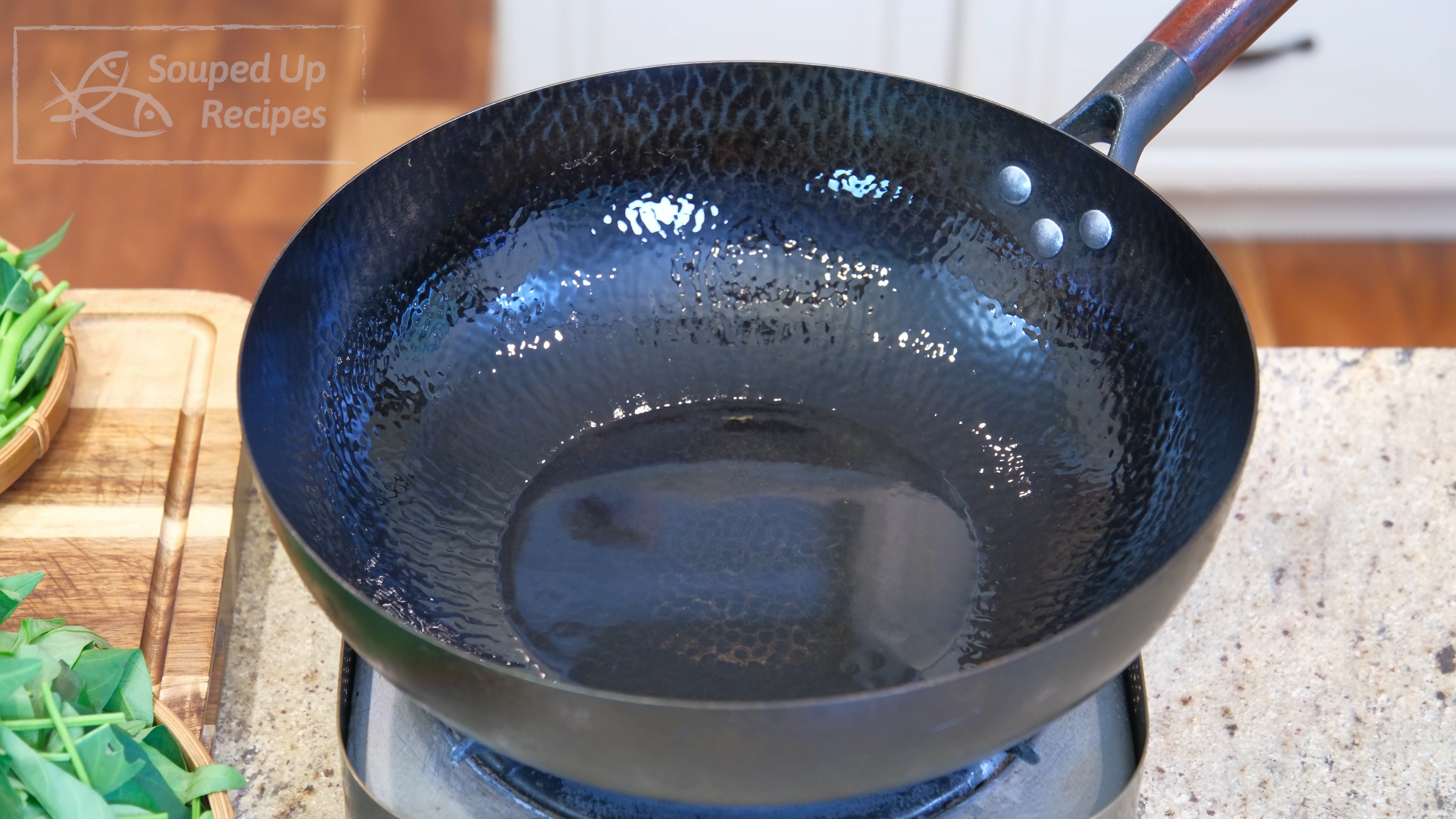 Image of Heat the wok until smoking hot. Add a big drizzle...