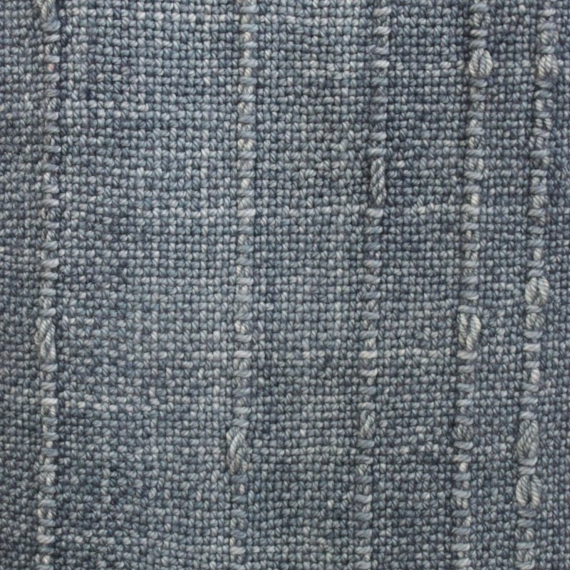 Image of The balance of the piece is primarily plain weave with...