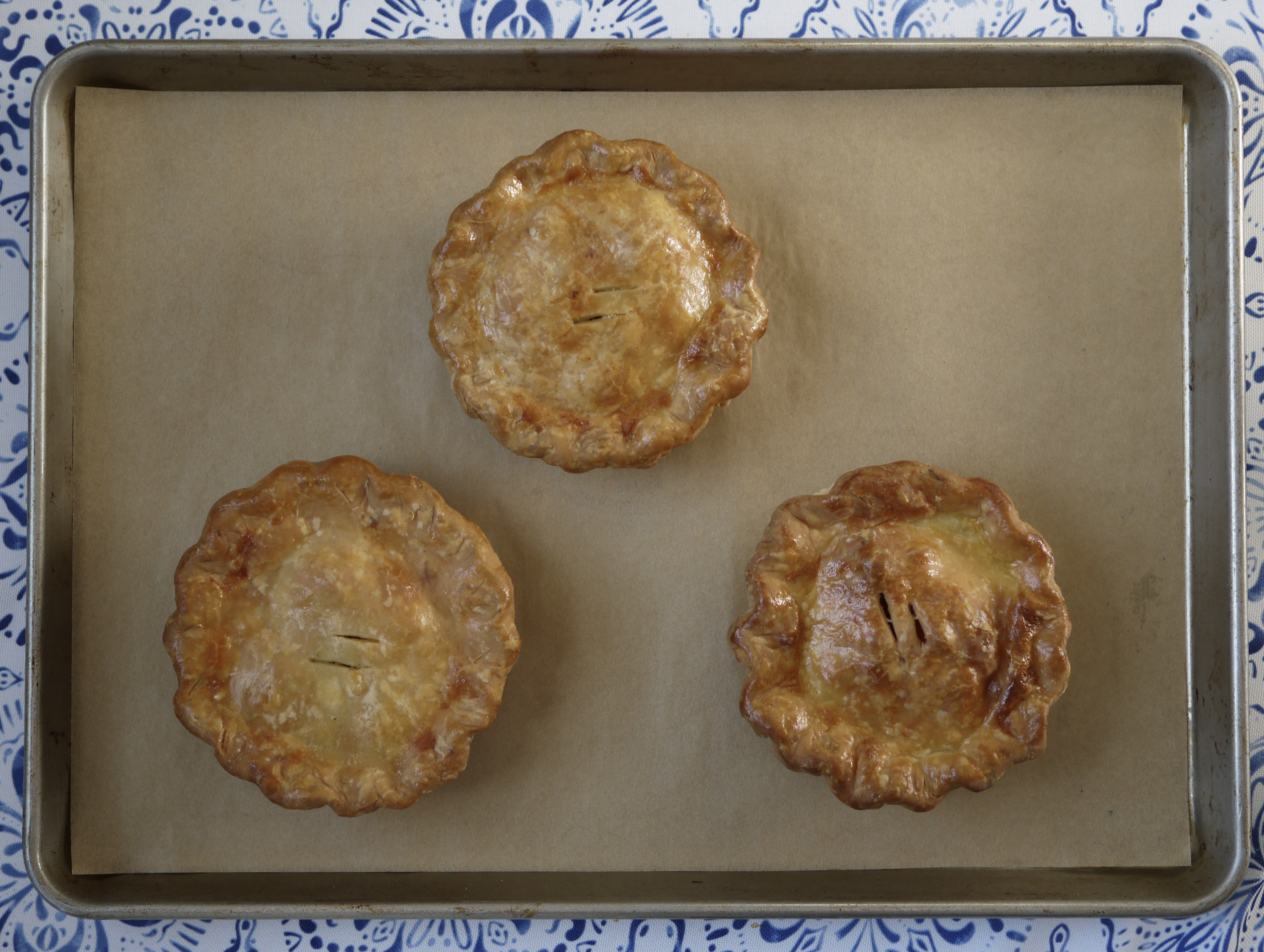 Image of Place your pies on a rack and let cool a...