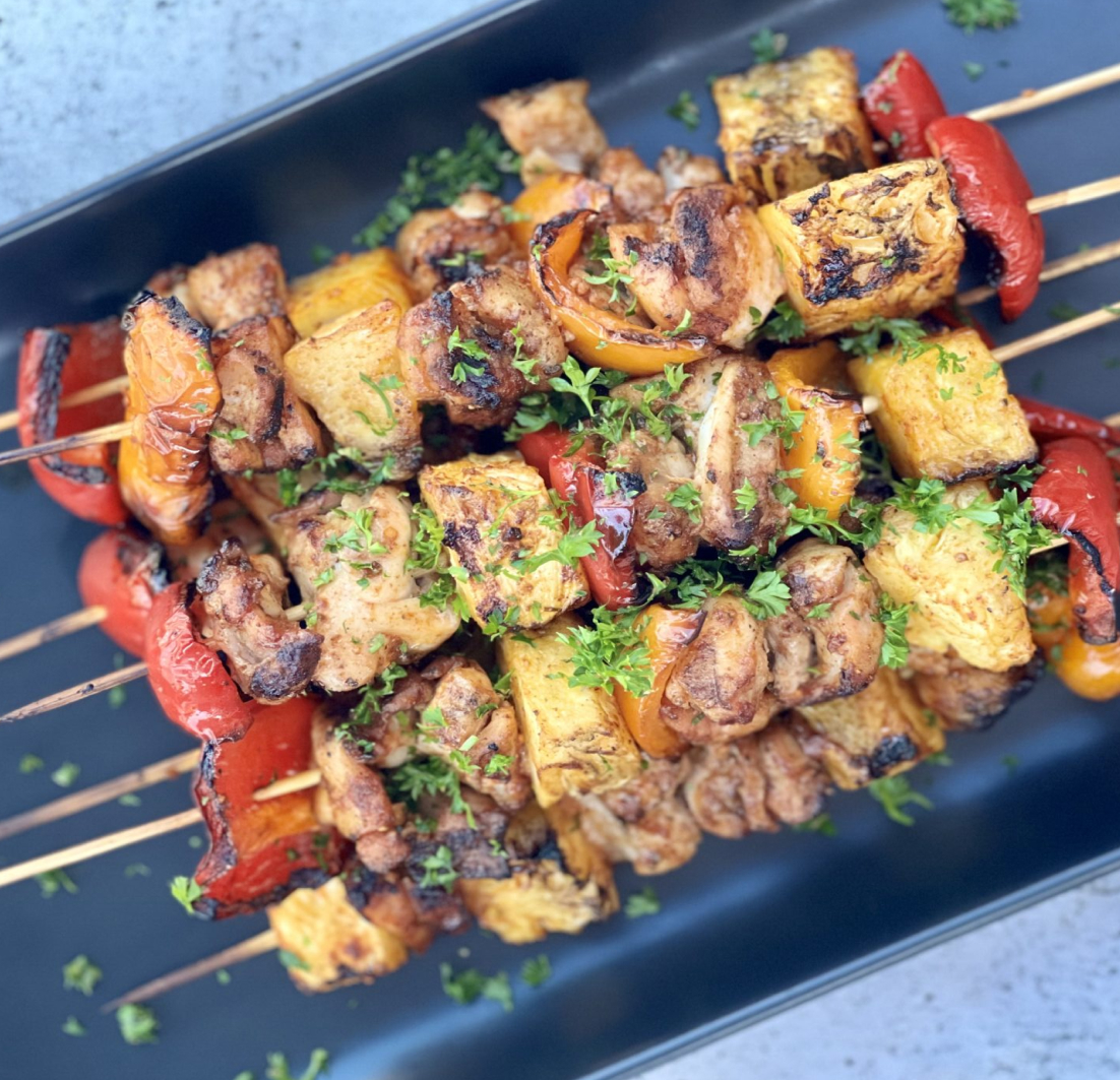 Mexi Chicken & Pineapple Skewers