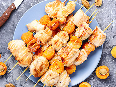 Rabbit and Apricot Skewers-image