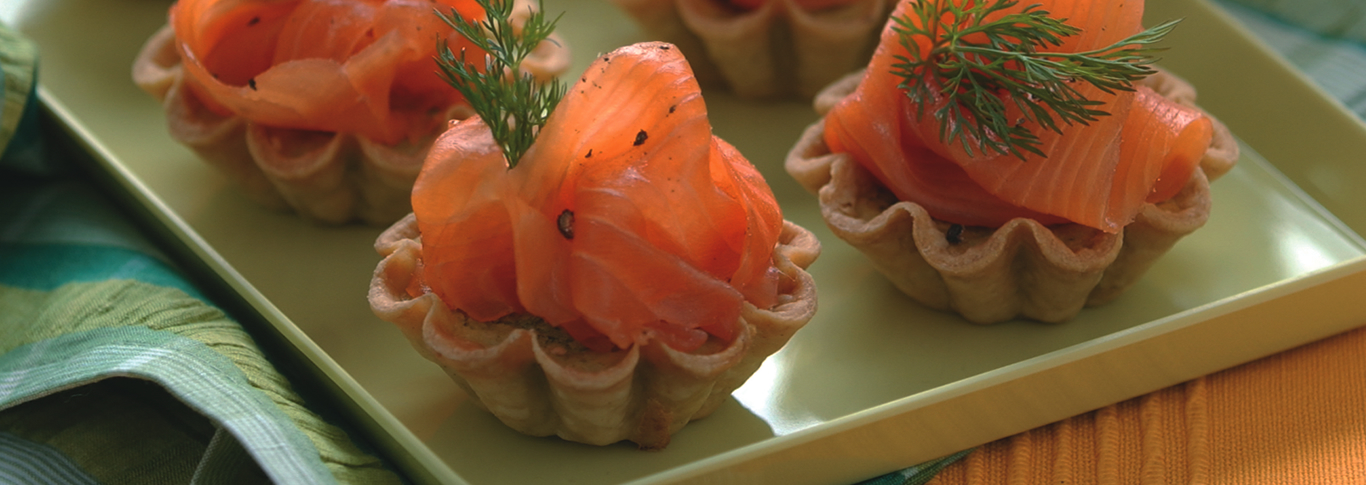 Smoked Salmon Tartlets 