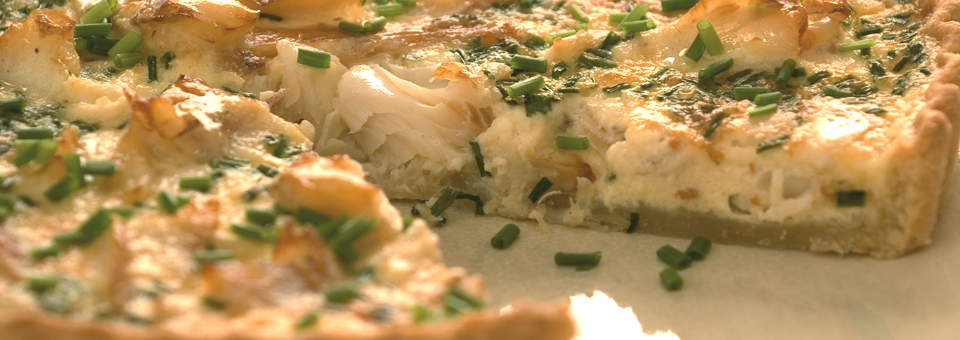Arbroath Smokie and Parmesan Tart 