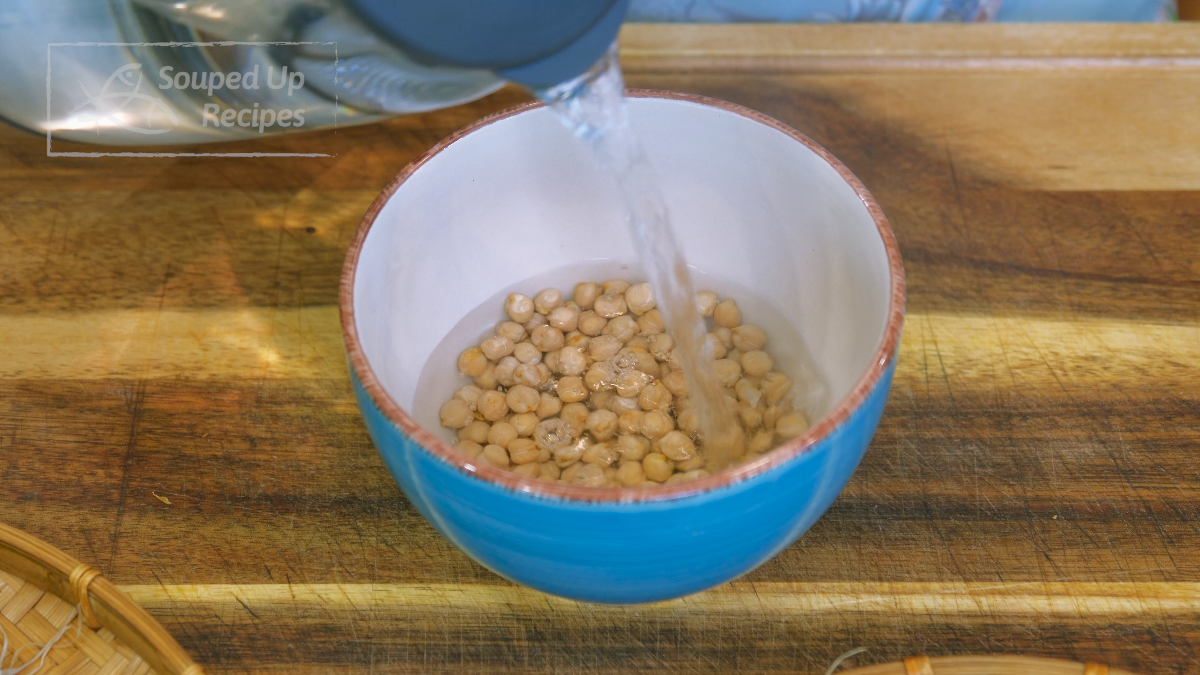 Image of Soak the chickpeas with clean water overnight and then drain...
